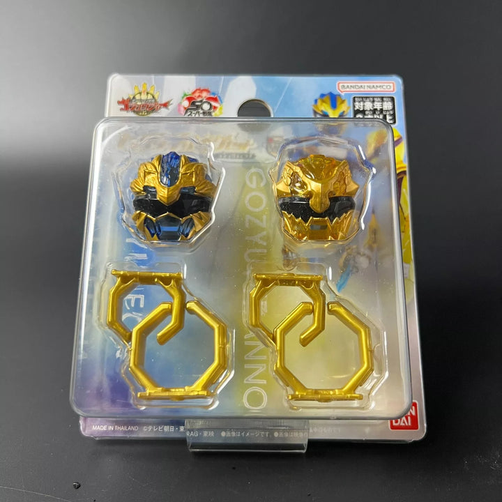 No.1 Sentai Gozyuger DX Sentai Ring Set Gozyu Leon & Gozyu Tyranno Bandai NEW