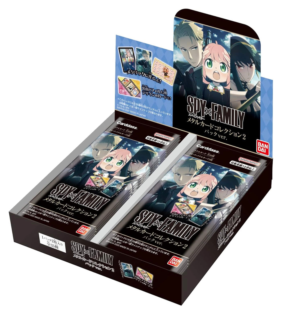 SPY × FAMILY Metal Card Collection Vol. 2 Sealed New BOX BANDAI Japan 2022