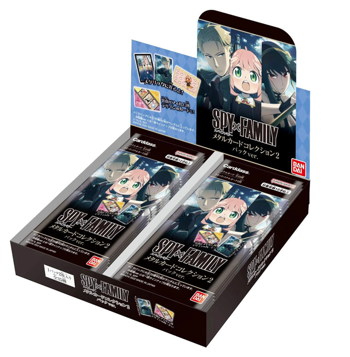 SPY × FAMILY Metal Card Collection Vol. 2 Sealed New BOX BANDAI Japan 2022