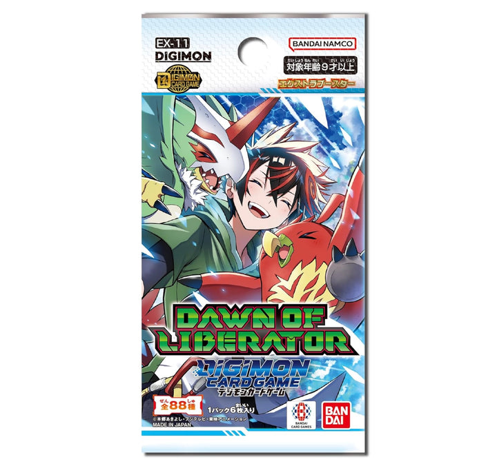 Digimon Card Game Extra Booster DAWN OF LIBERATOR EX-11 Sealed New PSL 2/14
