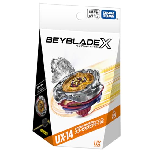 BEYBLADE X UX-14 Starter Scorpiospear 0-70Z Takara Tommy from Japan Sealed New