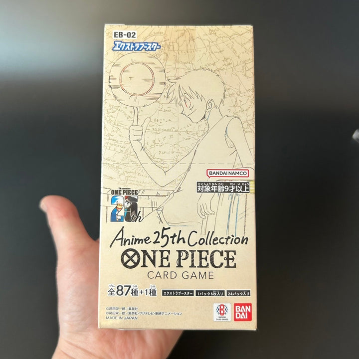 One Piece TCG Anime 25th collection EB-02 Booster Box Japanese Edition New