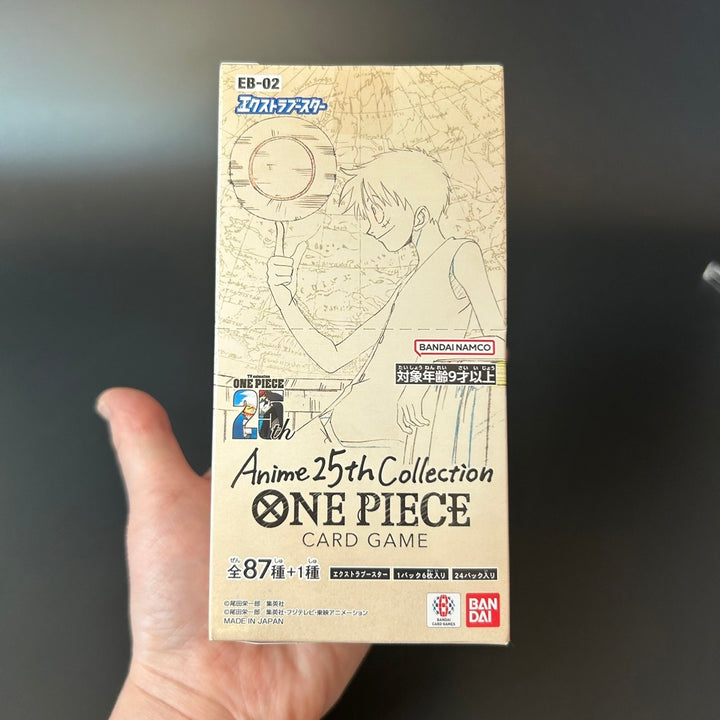 One Piece TCG Anime 25th collection EB-02 Booster Box Japanese Edition New