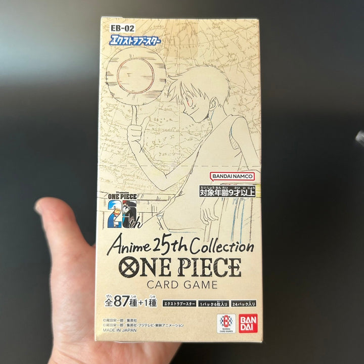 One Piece TCG Anime 25th collection EB-02 Booster Box Japanese Edition New