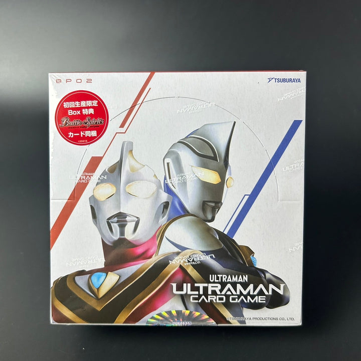 Ultraman Card Game Booster Pack 02 Raging Red and Blue BP02 Box 24 Pack New
