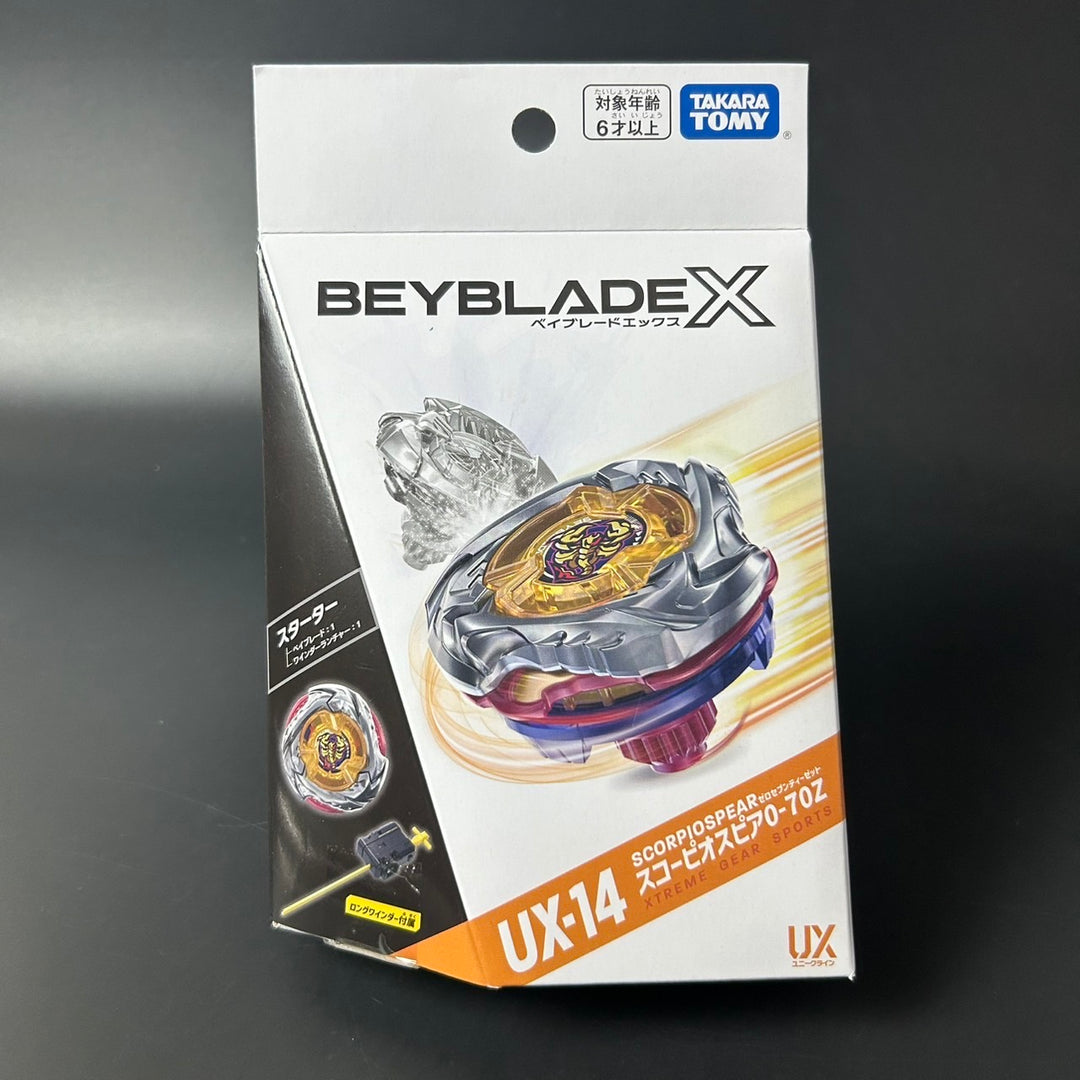 BEYBLADE X UX-14 Starter Scorpiospear 0-70Z Takara Tommy from Japan Sealed New