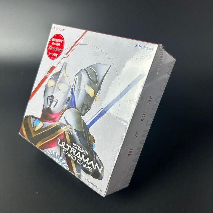 Ultraman Card Game Booster Pack 02 Raging Red and Blue BP02 Box 24 Pack New