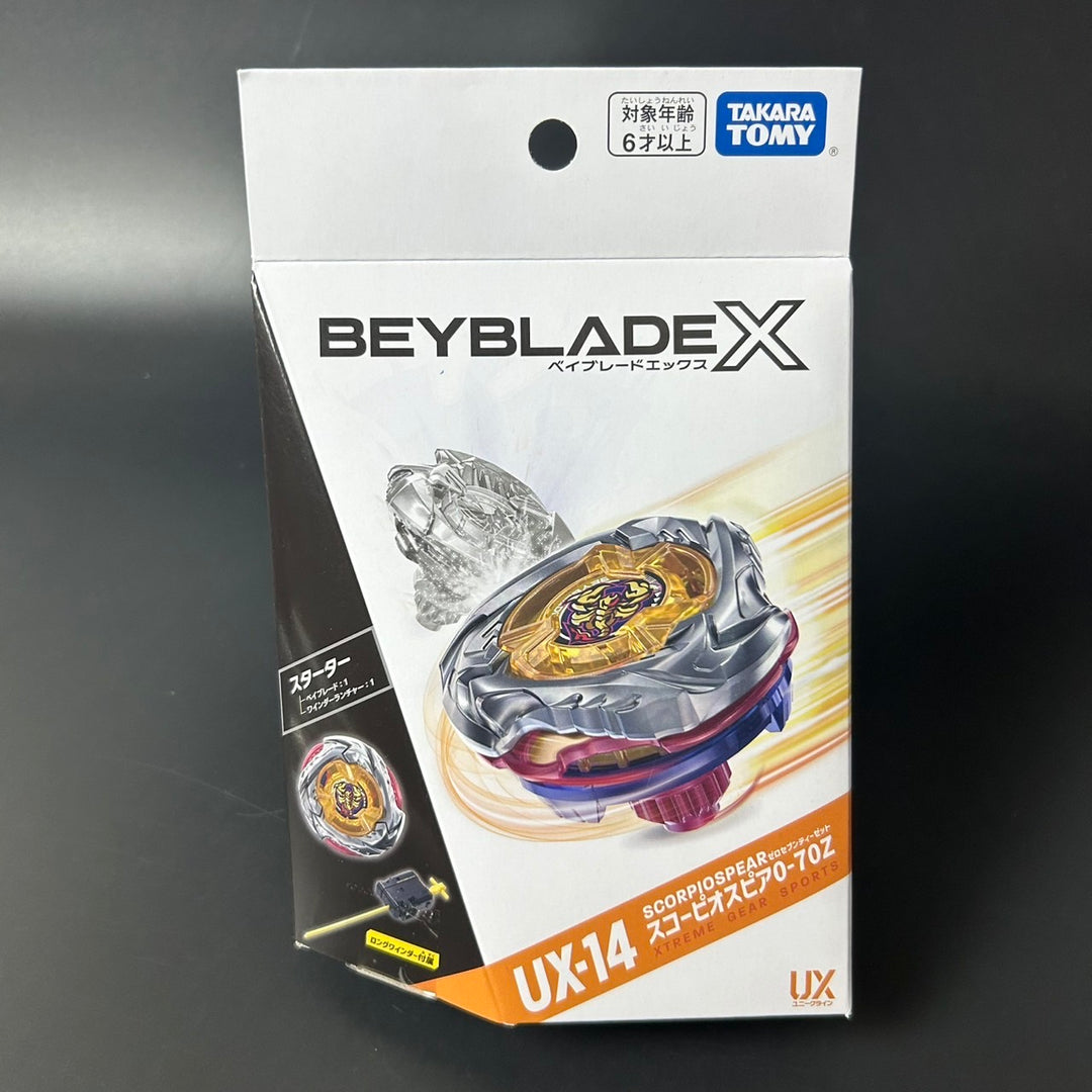 BEYBLADE X UX-14 Starter Scorpiospear 0-70Z Takara Tommy from Japan Sealed New