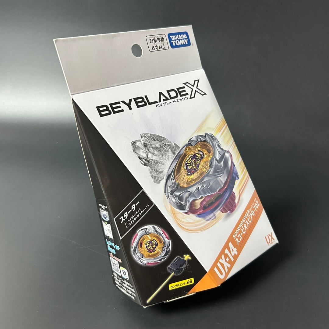 BEYBLADE X UX-14 Starter Scorpiospear 0-70Z Takara Tommy from Japan Sealed New