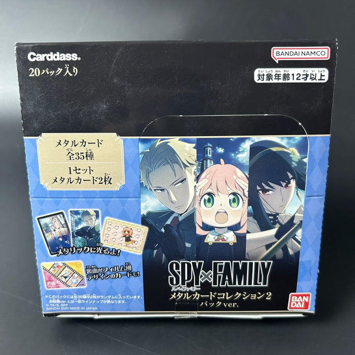 SPY × FAMILY Metal Card Collection Vol. 2 Sealed New BOX BANDAI Japan 2022