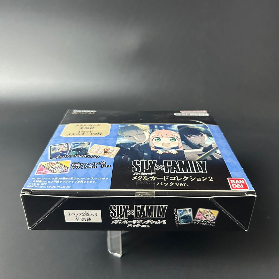 SPY × FAMILY Metal Card Collection Vol. 2 Sealed New BOX BANDAI Japan 2022