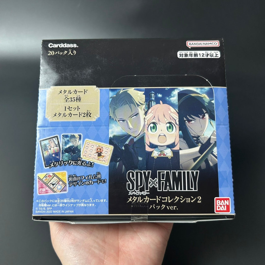 SPY × FAMILY Metal Card Collection Vol. 2 Sealed New BOX BANDAI Japan 2022