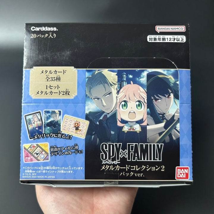 SPY × FAMILY Metal Card Collection Vol. 2 Sealed New BOX BANDAI Japan 2022
