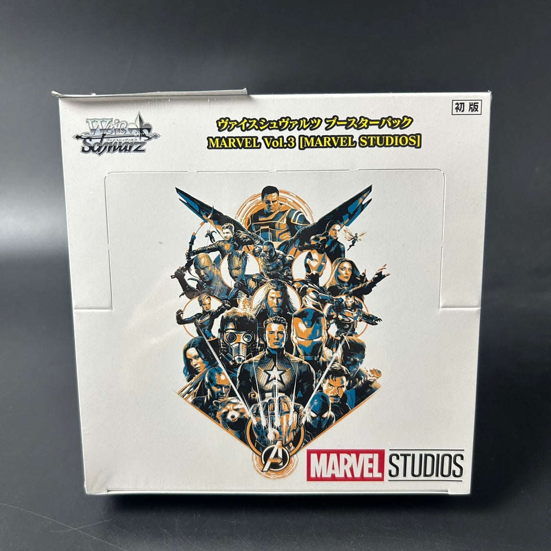 Weiss Schwarz MARVEL Vol.3 [MARVEL STUDIOS] Booster BOX Japanese 2025 Sealed New