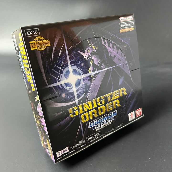 Digimon CCG SINISTER ORDER Extra Booster BOX EX-10 Japanese Sealed New