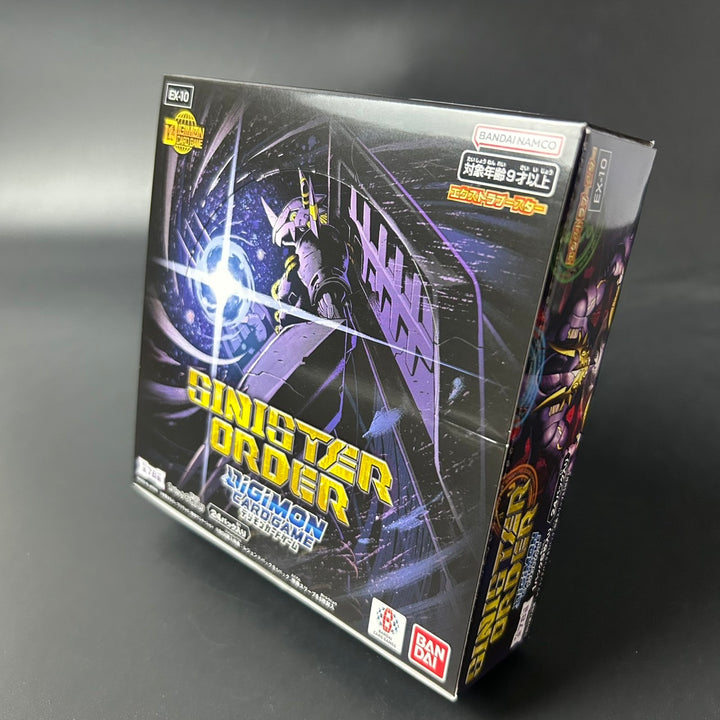 Digimon CCG SINISTER ORDER Extra Booster BOX EX-10 Japanese Sealed New