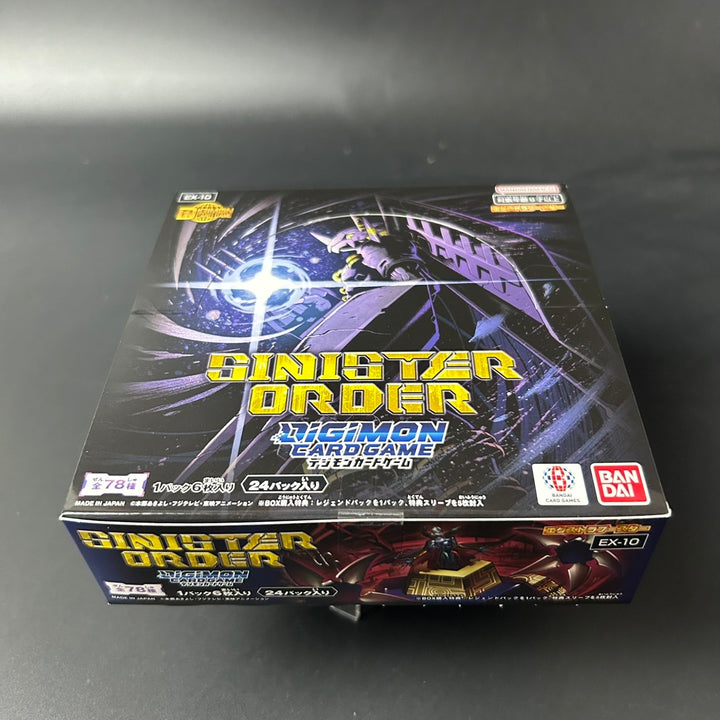 Digimon CCG SINISTER ORDER Extra Booster BOX EX-10 Japanese Sealed New