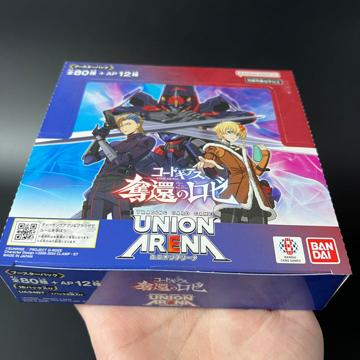 Union Arena Booster Pack Code Geass Retrieval of Rose UA34BT Booster Box New