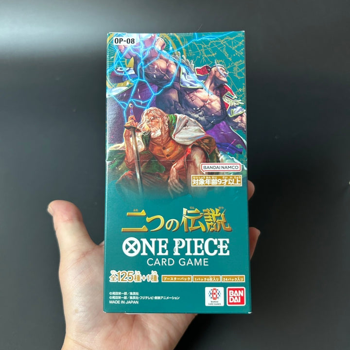 One Piece Card TCG OP-08 Two Legends Booster BOX New Sealed Japan