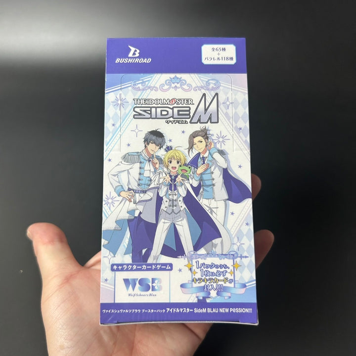 Weiss Schwarz Blau Idolmaster SideM BLAU NEW P@SSION!!! Booster BOX Sealed