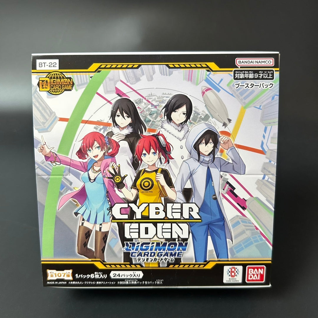 DIGIMON CARD GAME CYBER EDEN BT-22 Booster BOX Japanese Sealed New
