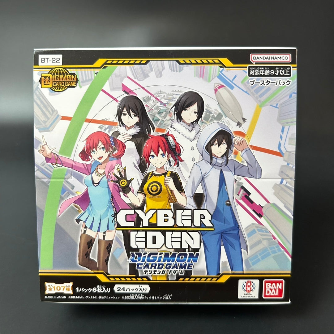DIGIMON CARD GAME CYBER EDEN BT-22 Booster BOX Japanese Sealed New
