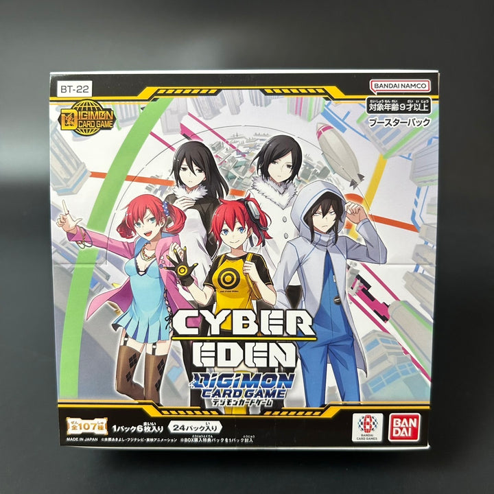 DIGIMON CARD GAME CYBER EDEN BT-22 Booster BOX Japanese Sealed New