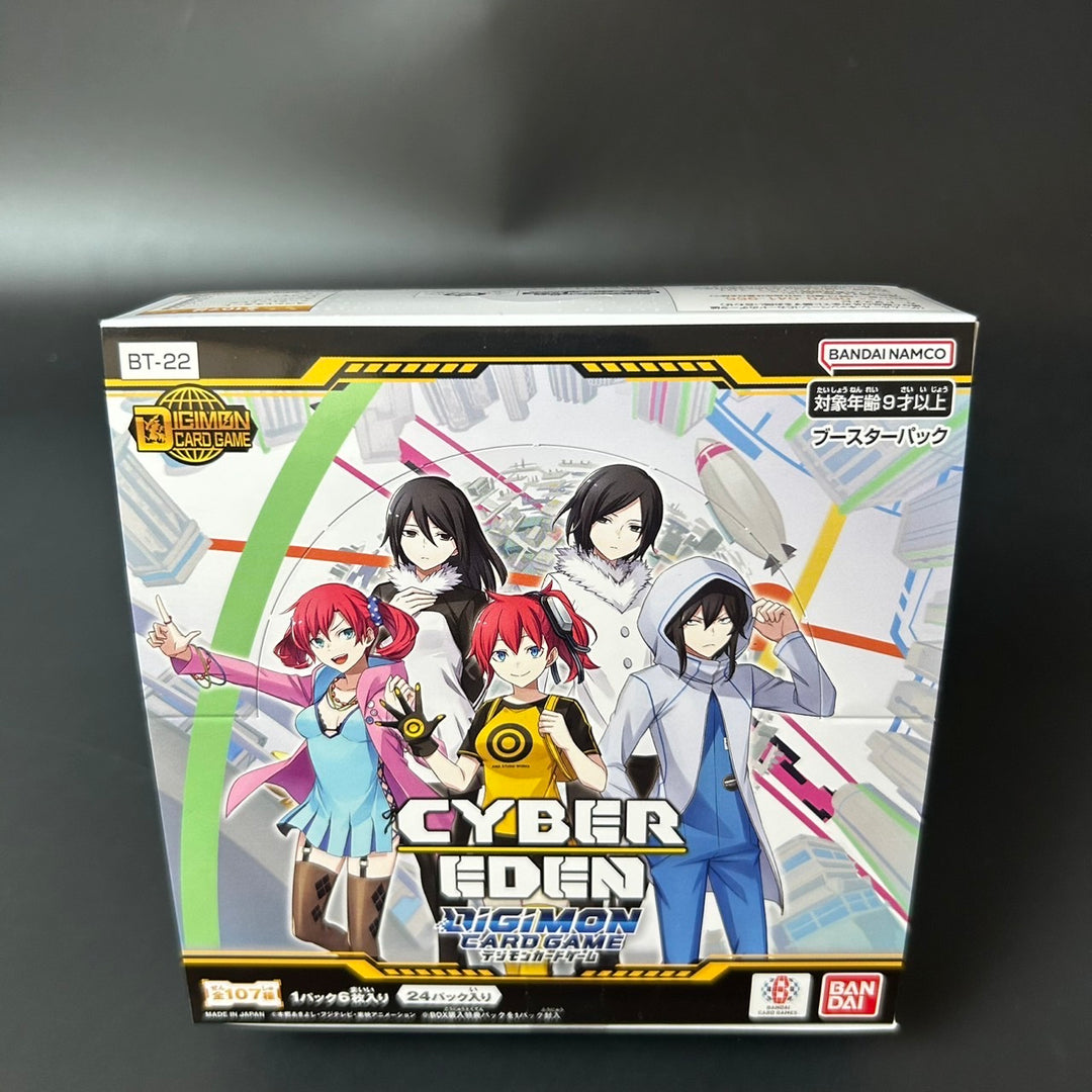 DIGIMON CARD GAME CYBER EDEN BT-22 Booster BOX Japanese Sealed New
