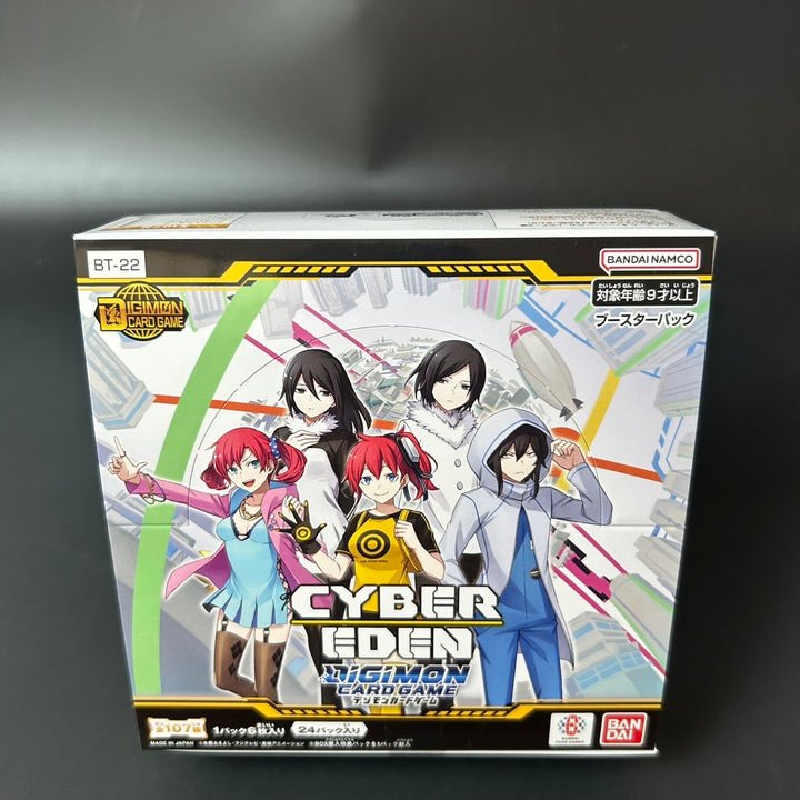 DIGIMON CARD GAME CYBER EDEN BT-22 Booster BOX Japanese Sealed New