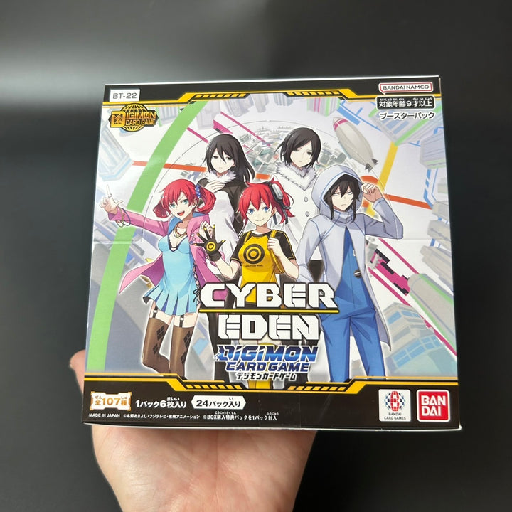DIGIMON CARD GAME CYBER EDEN BT-22 Booster BOX Japanese Sealed New
