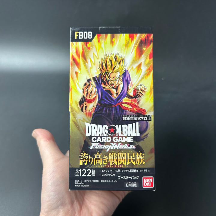 Dragon Ball SCG FUSHION WORLD Proud Warrior Race FB08 Booster BOX New