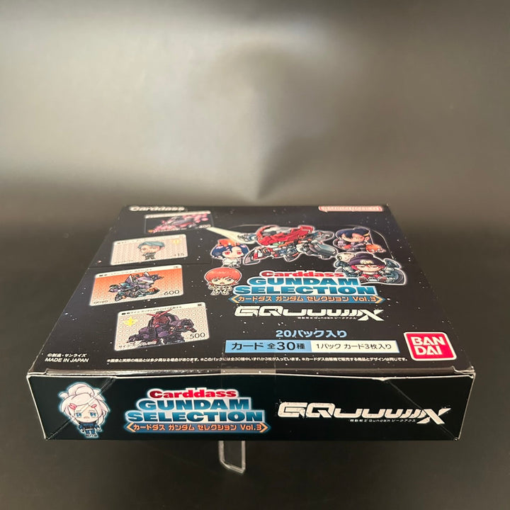 CARDDASS GUNDAM SELECTION Vol.3 Gundam GQuuuuuuX BOX Japanese 2025 Sealed New