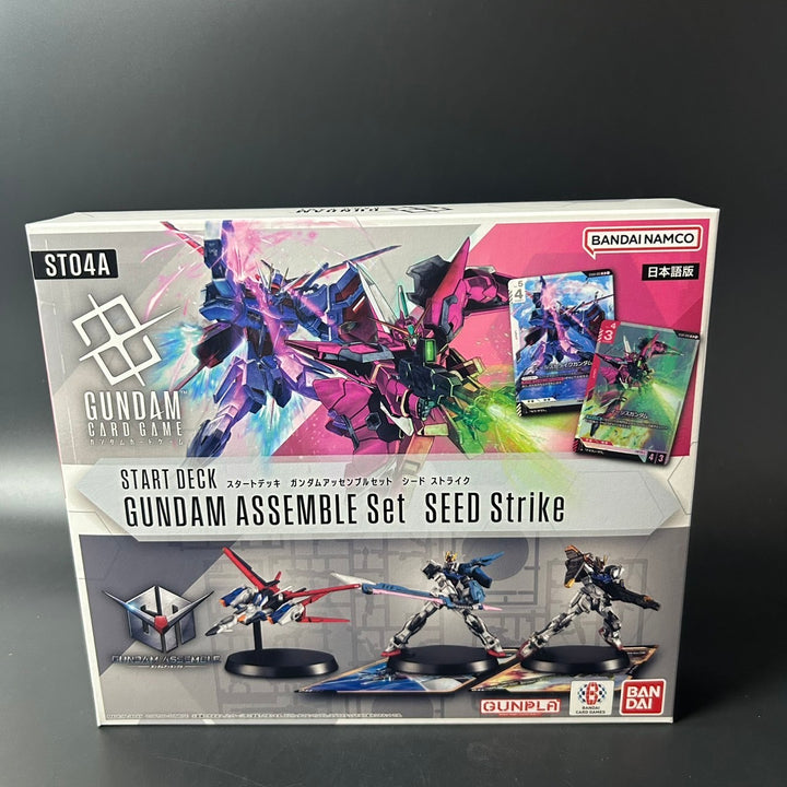 Gundam Card Game Start Deck GUNDAM ASSEMBLE Set SEED Strike ST04A Japanese