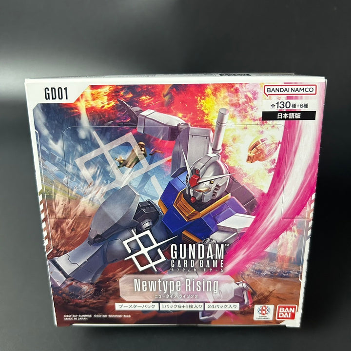 GUNDAM Card Game Newtype Rising Booster BOX GD01 Japanese BANDAI Sealed New