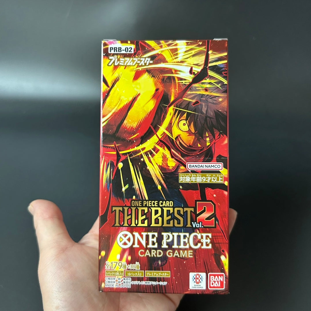ONE PIECE Premium Booster THE BEST Vol.2 PRB-02 BOX Japanese Sealed New