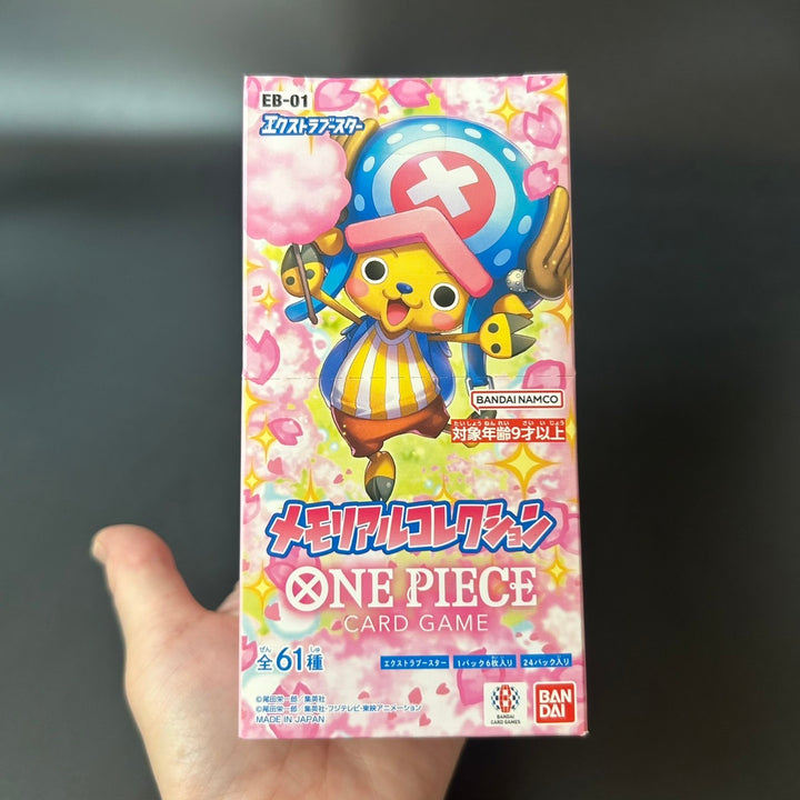 One Piece Card TCG EB-01 Memorial Collection Booster BOX New Unopened Japan