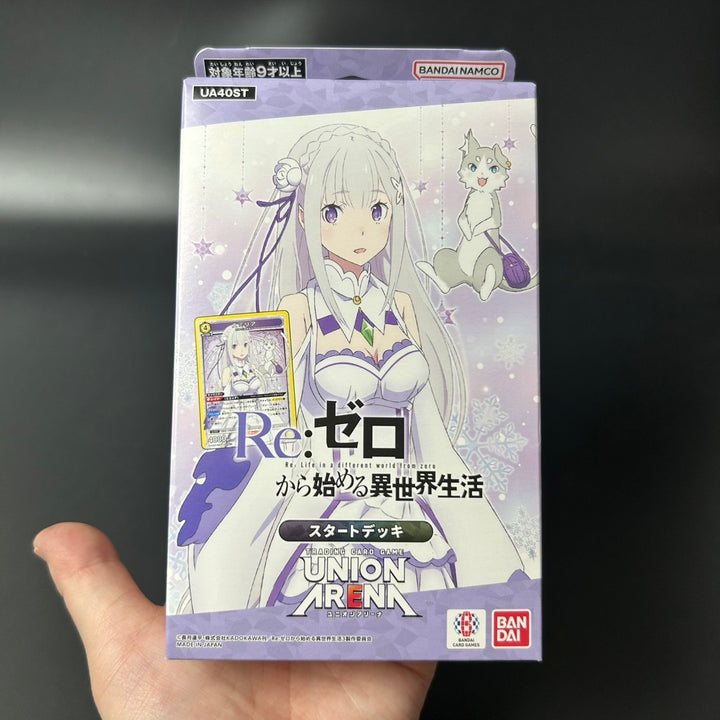 UNION ARENA Re:Zero Deck UA40ST Japanese Edition 2025 Sealed New