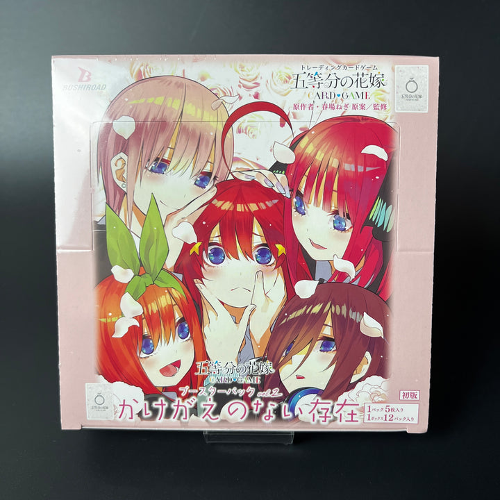 The Quintessential Quintuples Card Game Booster Box Vol.2 Sealed Japan