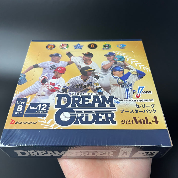 NPB Baseball DREAM ORDER Central League Booster 2024 Vol.4 Sealed Box
