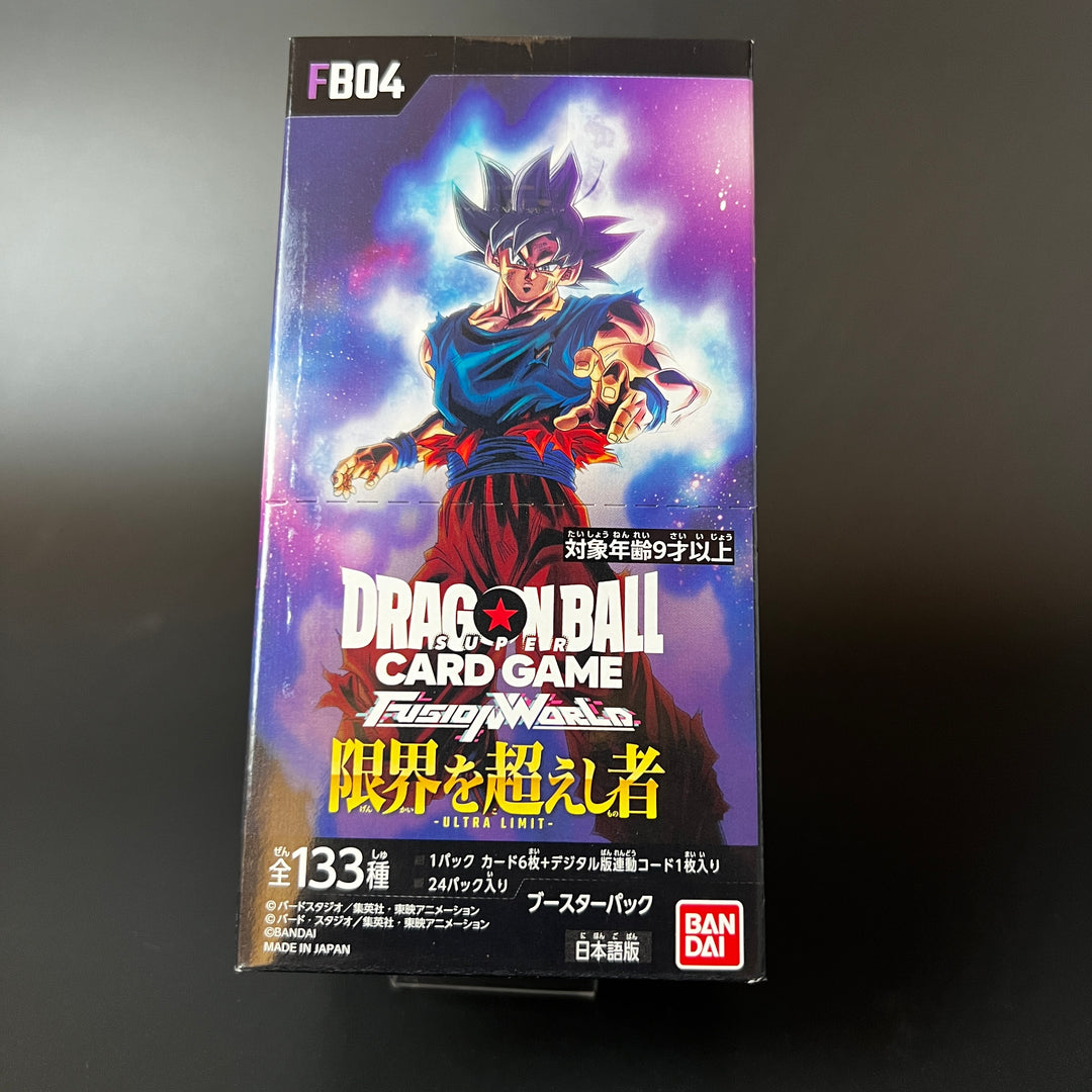 Dragon Ball Card TCG Fusion World FB04 Ultra Limit Booster BOX New Unopened Japan