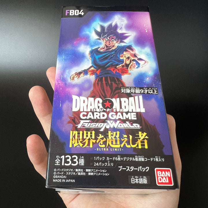 Dragon Ball Card TCG Fusion World FB04 Ultra Limit Booster BOX New Unopened Japan