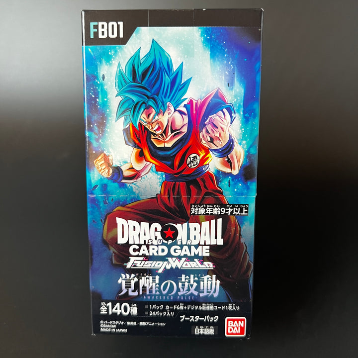 Dragon Ball Card TCG Fusion World FB01 Awakened Pulse Booster BOX New Unopened Japan
