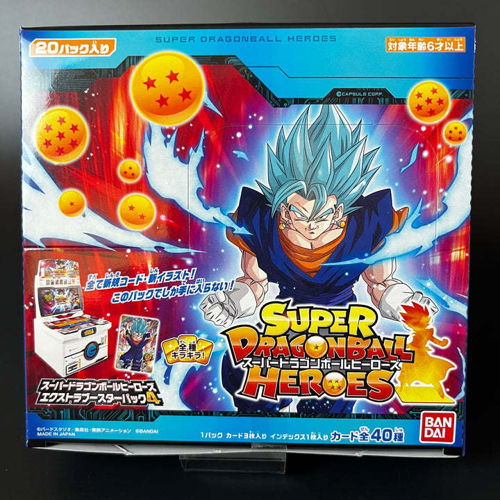 Super Dragon Ball Heroes Extra Booster Pack TCG Vol.4 PUMS14 Booster BOX New Unopened Japan