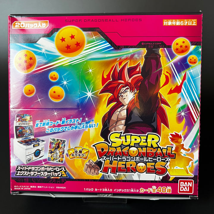 Super Dragon Ball Heroes Extra Booster Pack TCG Vol.3 PUMS13 Booster BOX New Unopened Japan