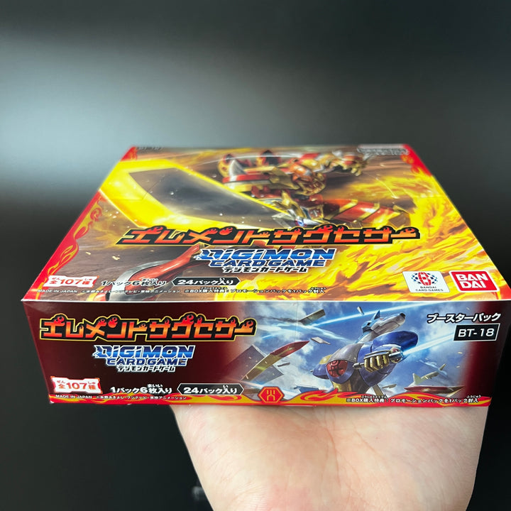 Digimon Card Game Element Successor BT-18 Booster BOX New Unopened Japan