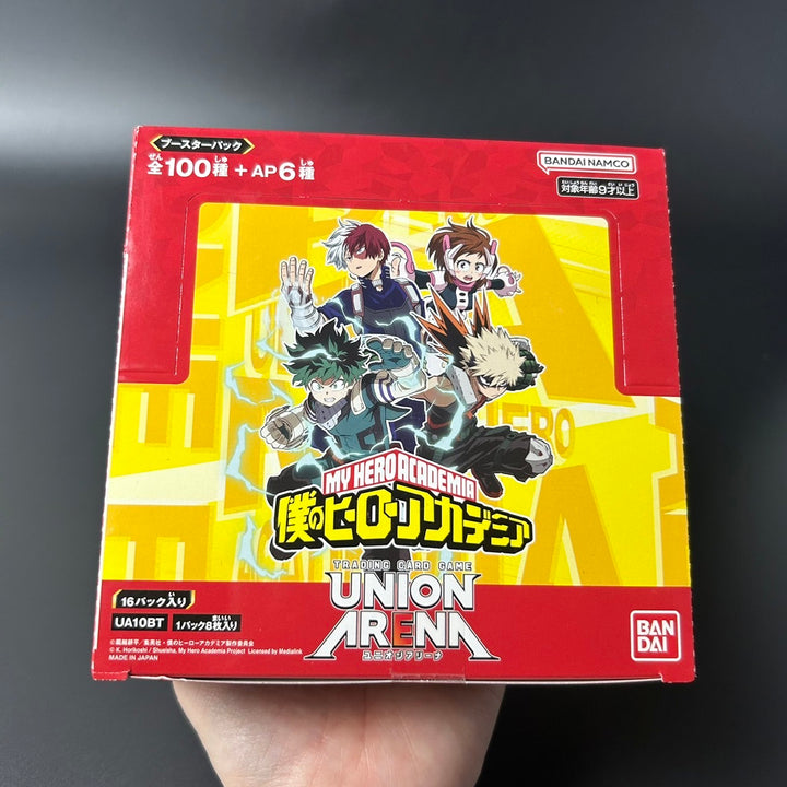 UNION ARENA My Hero Academia Vol.1 UA10BT Booster BOX New Unopened Japan