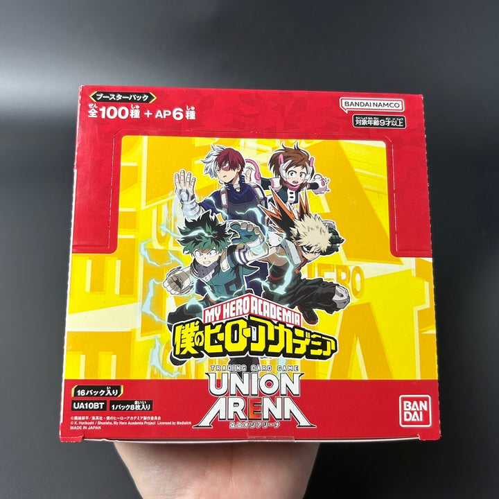 UNION ARENA My Hero Academia Vol.1 UA10BT Booster BOX New Unopened Japan