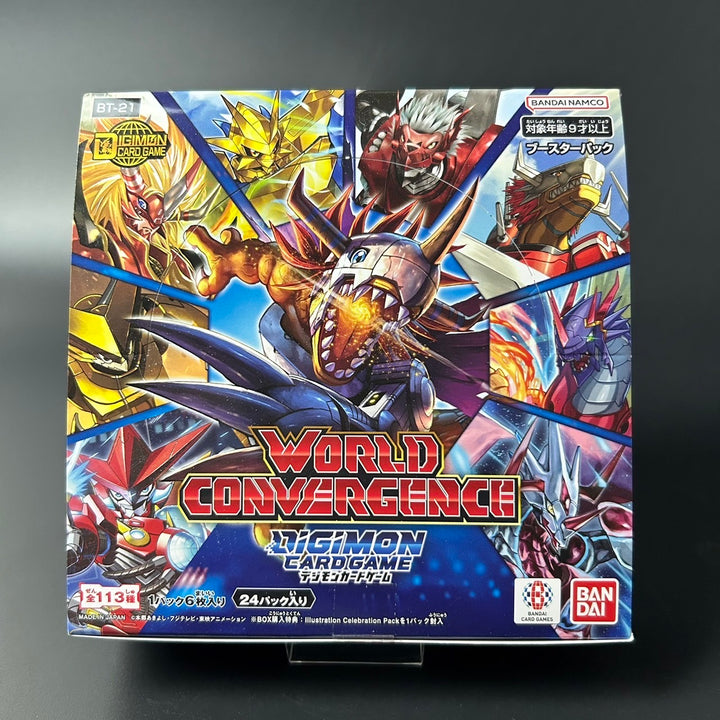 DIGIMON CARD GAME WORLD CONVERGENCE Booster BOX BT-21 Japanese Sealed New