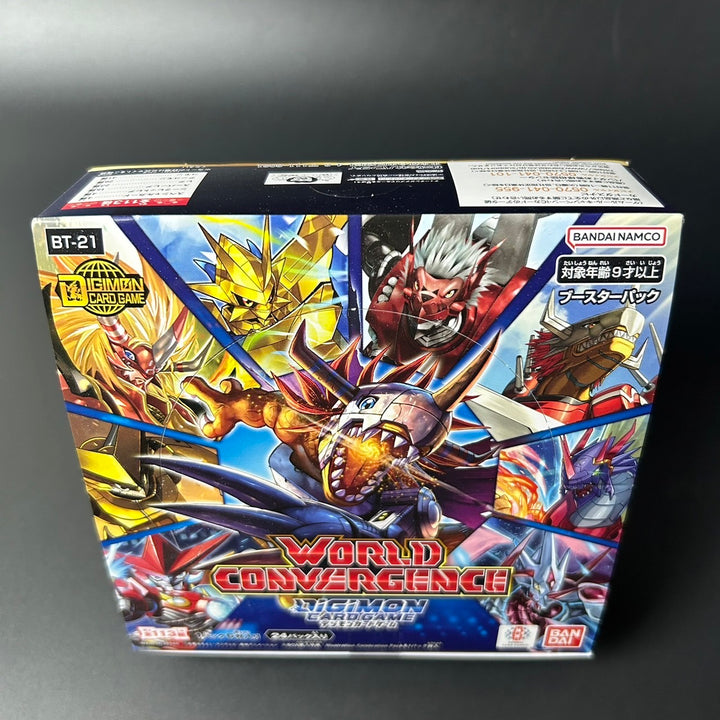 DIGIMON CARD GAME WORLD CONVERGENCE Booster BOX BT-21 Japanese Sealed New