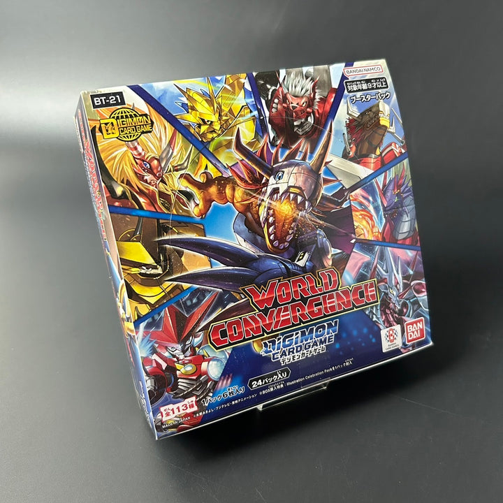 DIGIMON CARD GAME WORLD CONVERGENCE Booster BOX BT-21 Japanese Sealed New